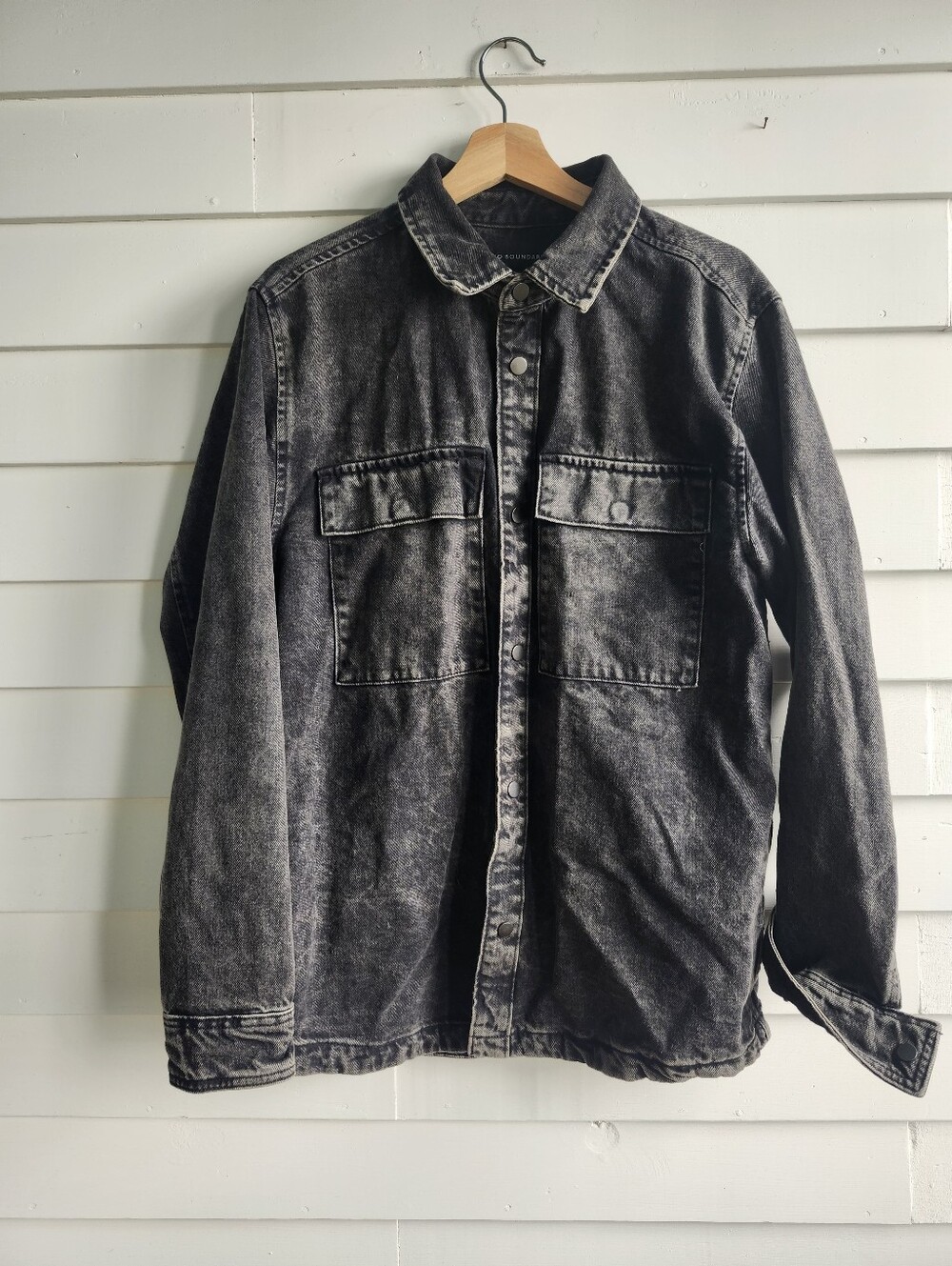 100% cotton shirt jacket